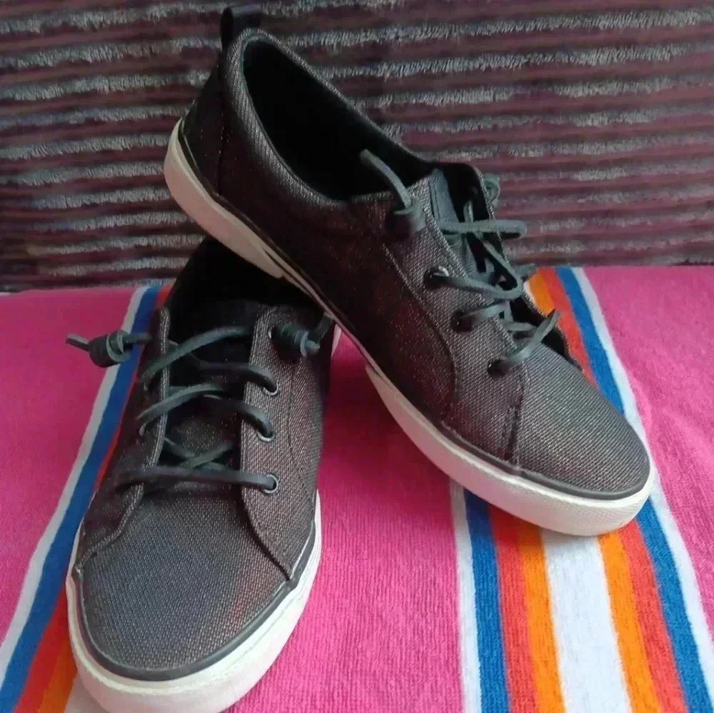 Sperry Top Sider Pier Wave LTT Sneaker Black Iridescent Womens Size 7